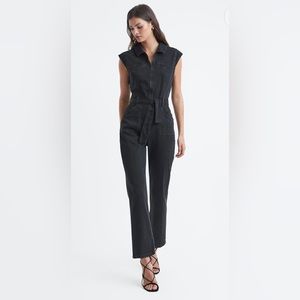 Paige black denim jumpsuit